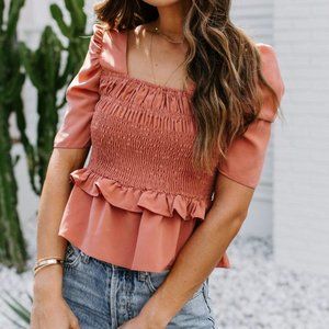 Smocked Blouse